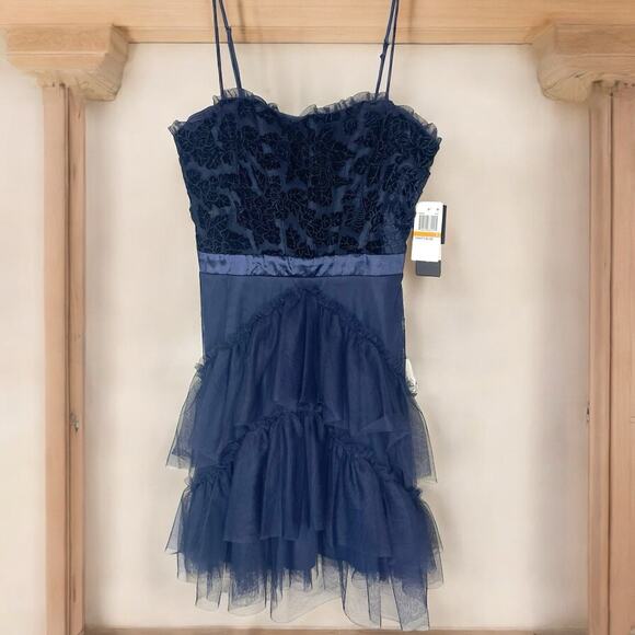 NWT City Studio Tulle Dress Juniors 12–16 Party Prom Sweetheart Wedding Guest - Picture 1 of 7